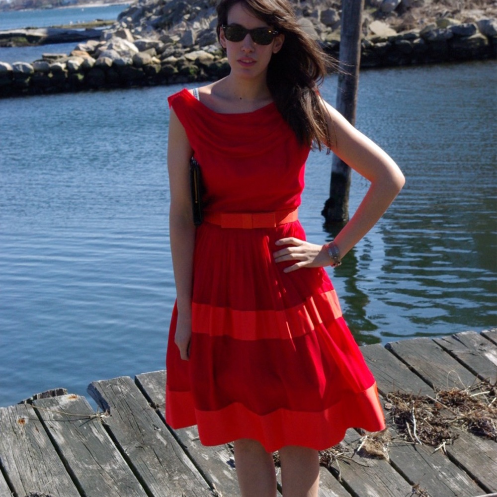 Vintage red dress